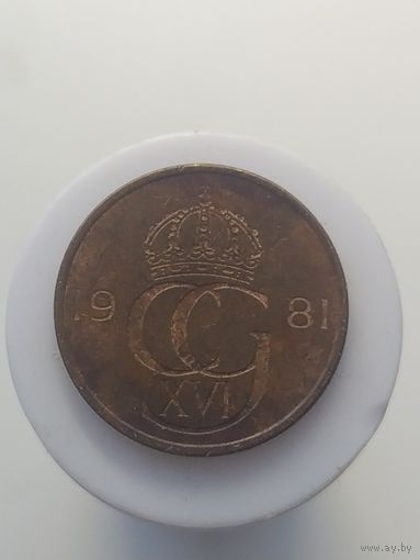 5 эре Швеция 1980 год лот 43