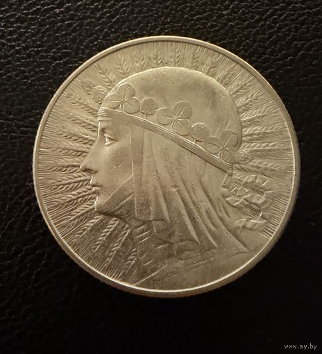 5 злотых 1933 г.  Польша. (1)  Ядвига.  Серебро. ЛЮКС