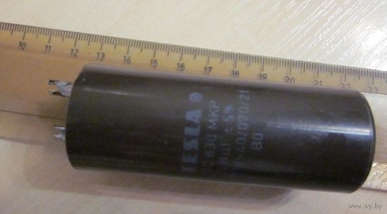 Винтажный TESLA TC 830 A mkp 3.8 uF 420V  +/- 5% полипропиленовый металлизированный