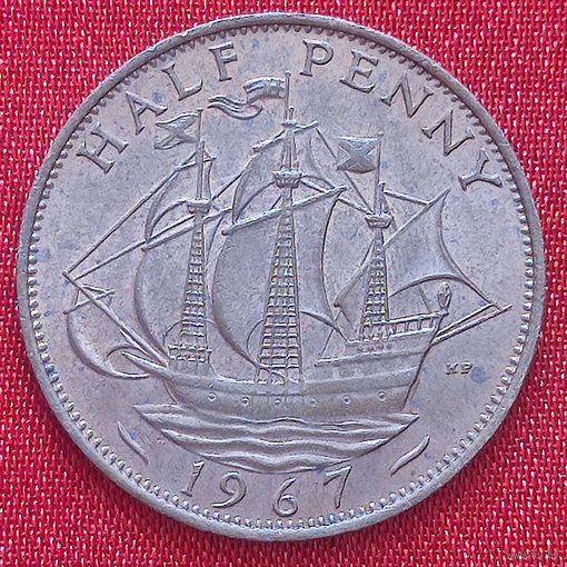 1/2 пенни Великобритания 1967