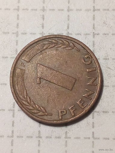 1 пфенниг ФРГ  1971 F год
