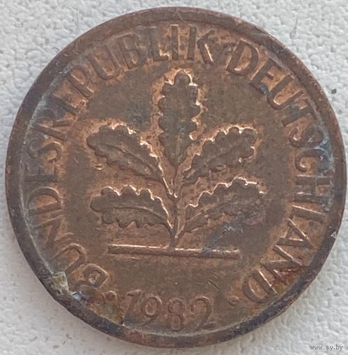 Германия 1 пфенниг 1982 г. G