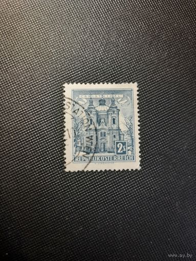 Австрия. Архитектура. 1958г. гашеная