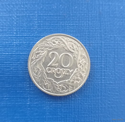 Польша 20 грошей 1923 год состояние