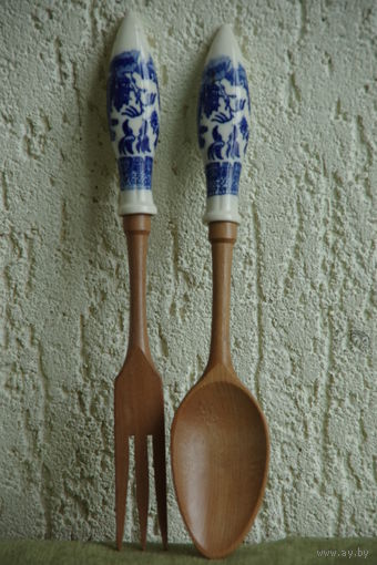 Ложка + вилка ( специальные ) 28 см