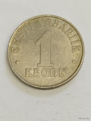Эстония 1 крона 1993