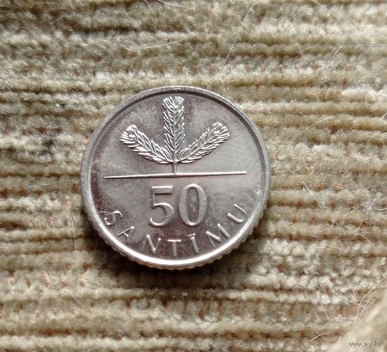 Werty71 Латвия 50 сантимов 2009