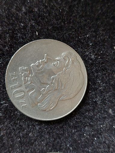 10 злотых польша 1970