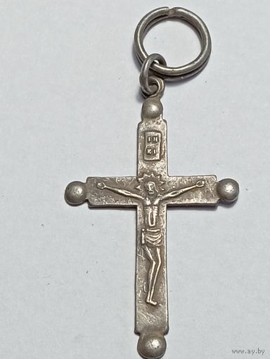 Крестик серебро  до 1917 года .  84