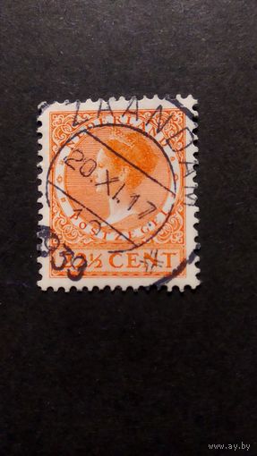 Нидерланды\533фе\стандарт Mi A186 1939 Королева Вильгельмина. штемпель город ZAANDAM кц25ми
