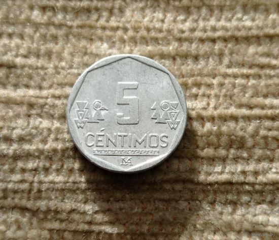 Werty71 Перу 5 сентимо 2007