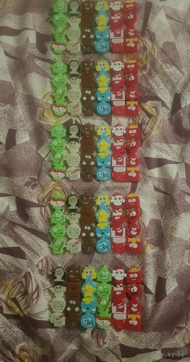 Полная Коллекция Новогодних Стакерзов из БелМаркета и Гиппо Без альбома. БЕЗ ТОРГА. ПОЧТОЙ НЕ ВЫСЫЛАЮ