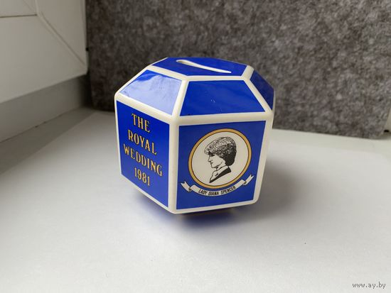Копилка для монет, Wedgwood. Money Box. The Royal Wedding 1981. С нюансами.