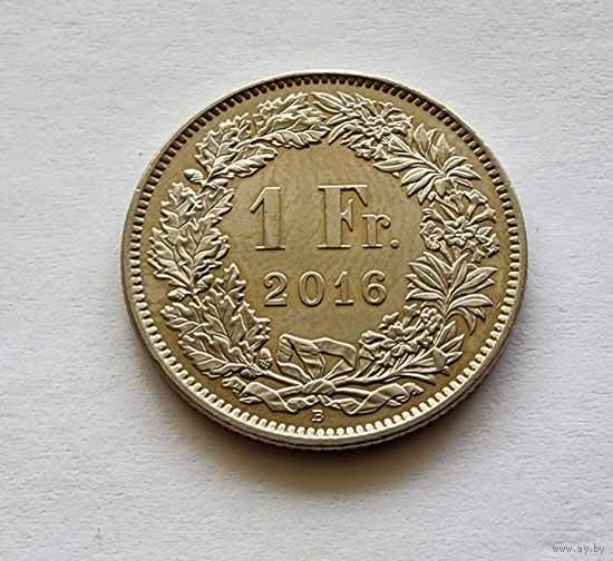 Швейцария 1 франк, 2016