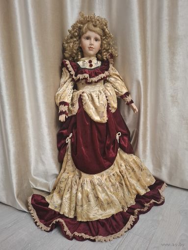 Большая кукла. Фарфор. Клеймо. 90-е годы, Германия. Высота 75 см!