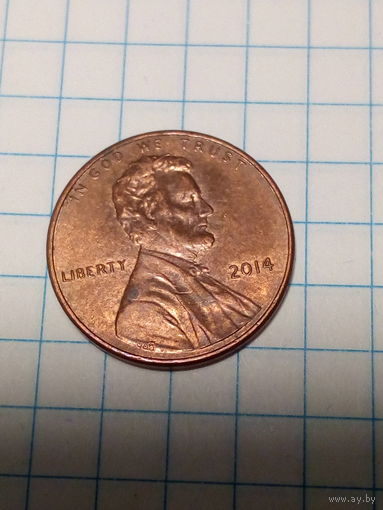 1 цент США 2014 год