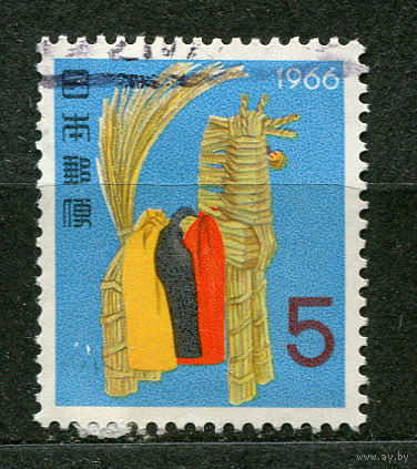 С Новым годом! Япония. 1965. Полная серия 1 марка