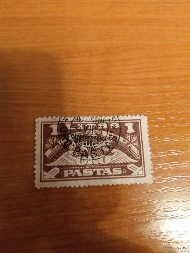 1924 Литва авиапочта авиация самолёт концовка (2-3)