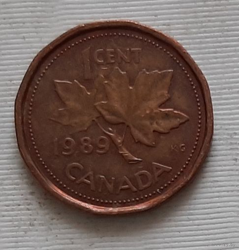 1 цент 1989 г. Канада