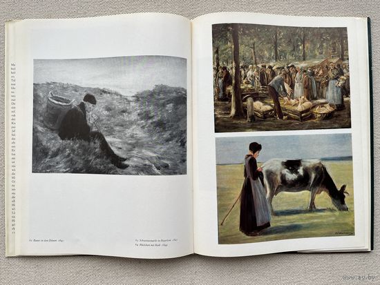 Книга по искусству Альбом посвящен Максу Либерману Max Liebermann Gunter Meissner