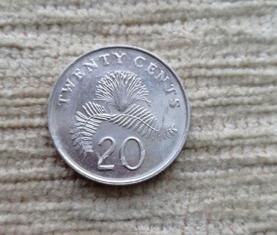 Werty71 Сингапур 20 центов 2009