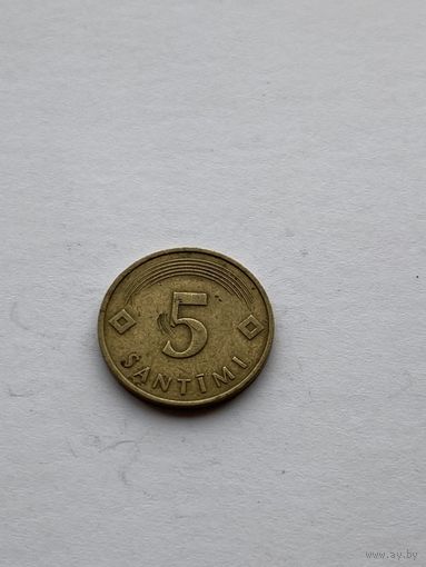 5 сантимов 1992 г., Латвия