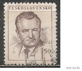 Чехословакия. Президент Готвальд. 1948г. Mi#552.
