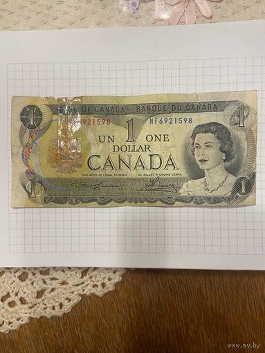 Канада 1 доллар 1973 год. -1101