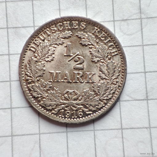 1/2 марки 1916 года A.