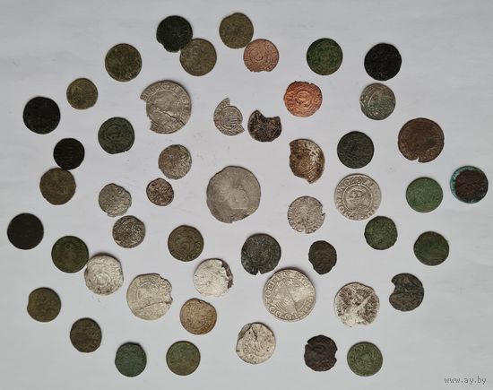 С РУБЛЯ! много лотов, Уставшие монеты средневековья