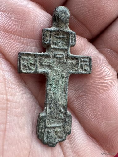 Крестик нательный старинный "Восьмиконечный"