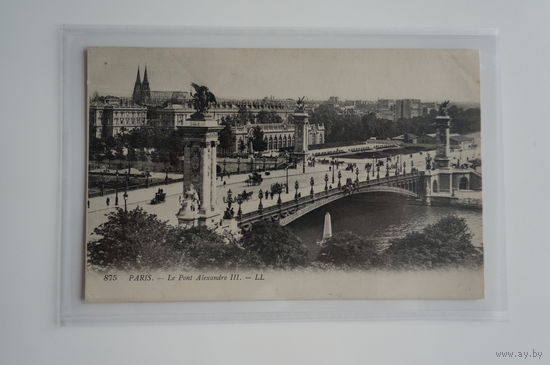 Париж. Paris. Вид. Мост Александра III. Состояние .