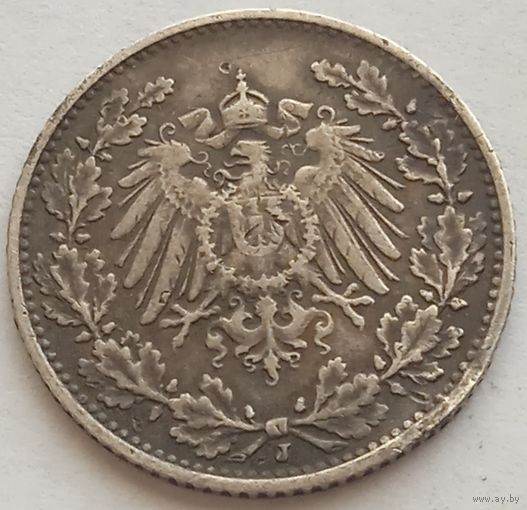 1/2 марки 1908 (J) Гамбург