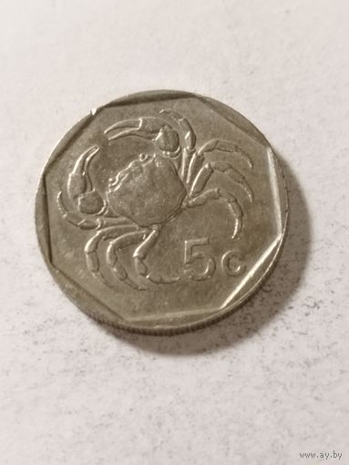 Мальта 5 центов 1991