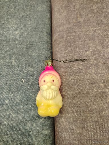 Все лоты с 1 Рубля. Елочная игрушка СССР. Дедка из набора "Сказка о репке"