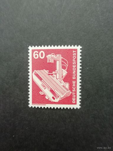 ФРГ 1978 Марка из серии "Стандарт. Индустрия и техника" (чистые**) Mi.990 каталог 1.00 евро