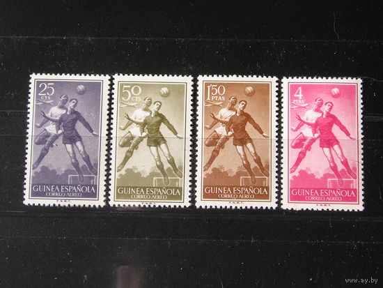 Испанская Гвинея 1955, Авиапочта, Футбол