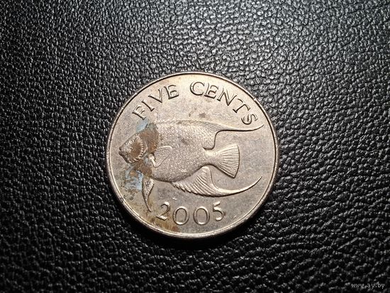 Бермуды 5 центов 2005