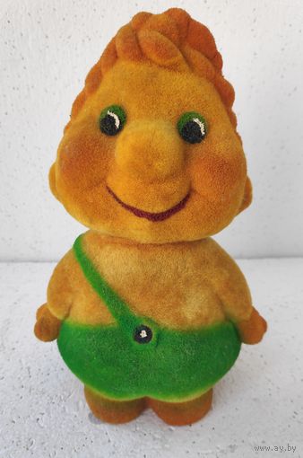 Карлсон советская винтажная игрушка флок СССР