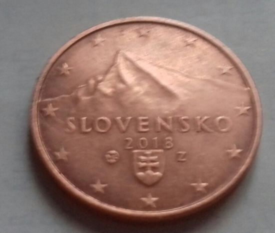 2 евроцента, Словакия 2018 г.