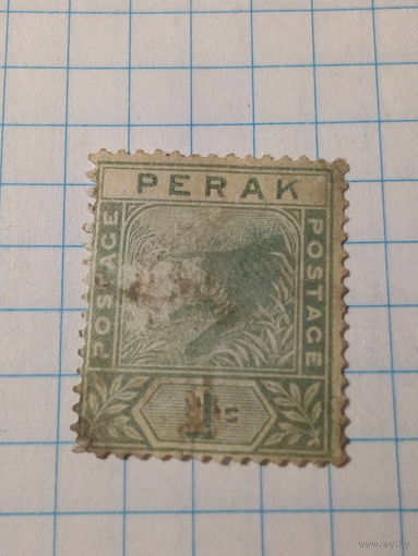 Марка Малайзия 1891