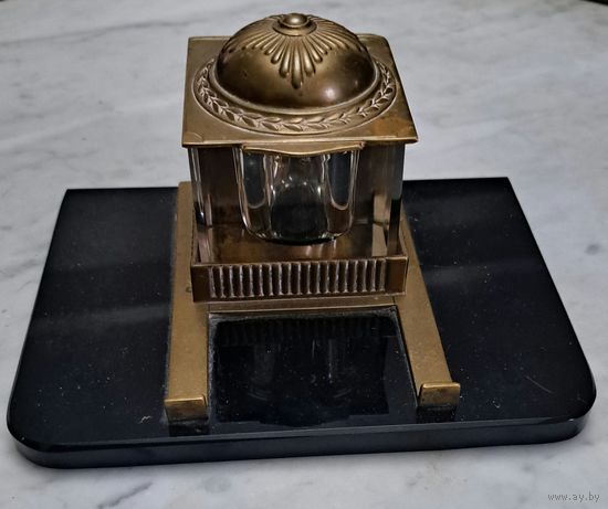 Старинная чернильница. Ампир. 19 век.