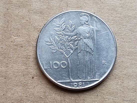 Италия 100 лир, 1981г. (D-107)