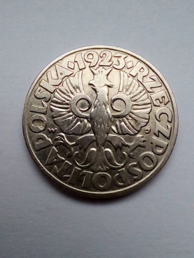 Польша 50  грош 1923 г.(3)