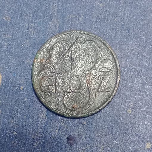 Польша 1 грош 1936