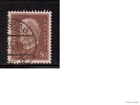 Германия(Рейх)-1928,(Мих.420) гаш. , Стандарт, Президент Гинденбург(4)(менее 10 % каталога)
