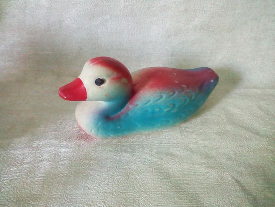 Утка уточка резиновая 60-е гг СССР