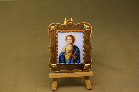 Паломническая Икона св. вел. Ванифатий. Распродажа коллекции вещей. С РУБЛЯ! АУКЦИОН!
