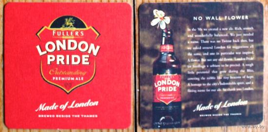 Подставка под пиво Fuller's London Pride (Великобритания)