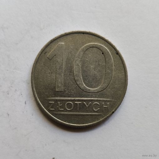 Польша 10 злотых 1987 г.